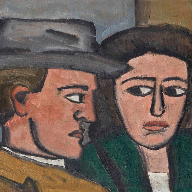 Joaquín Torres-García — "Кабесас для мужчин и женщин в большом городе" (также известный как "Театр драмы" - "кабесас для мужчин и женщин в большом городе")