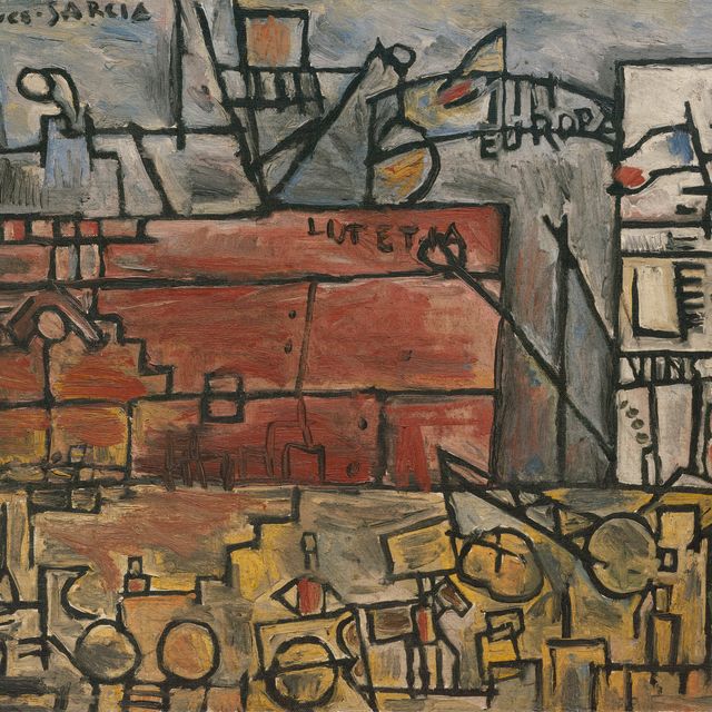 Joaquín Torres-García — Порт-гри с розой бато