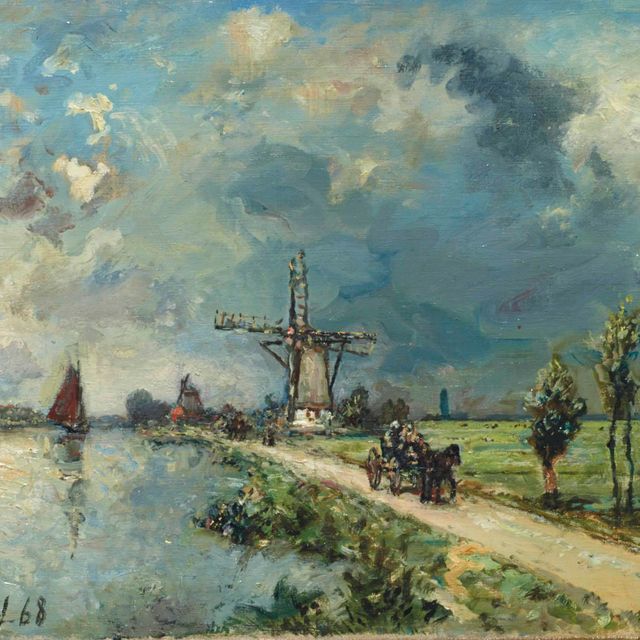Johan Barthold Jongkind — Маршрут пре-де-Роттердам, эффект плюи