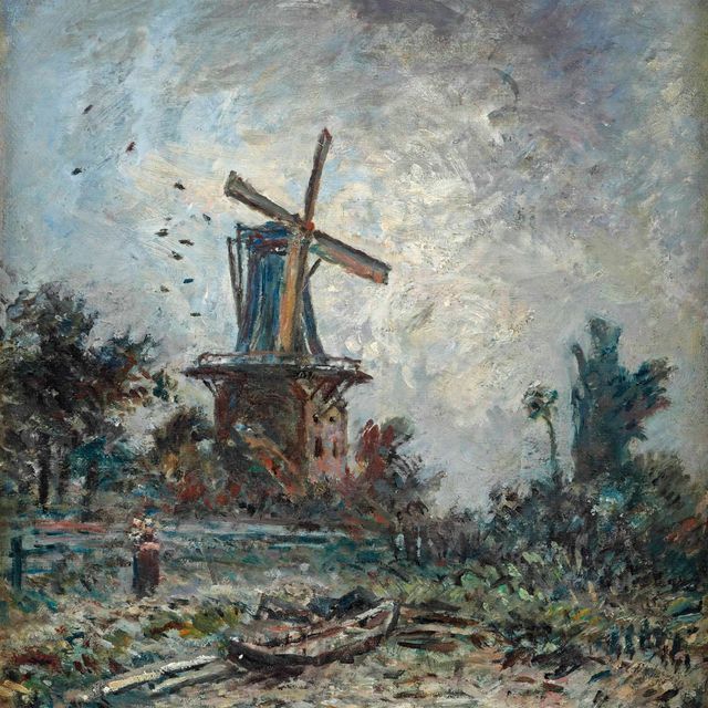 Johan Barthold Jongkind — Мулен в Дордрехте