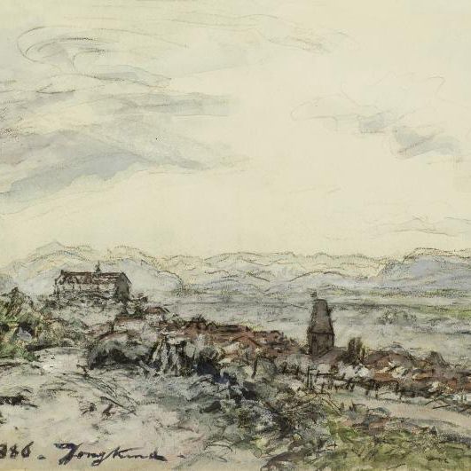 Johan Barthold Jongkind — Ла-Кот-Сент-Андре