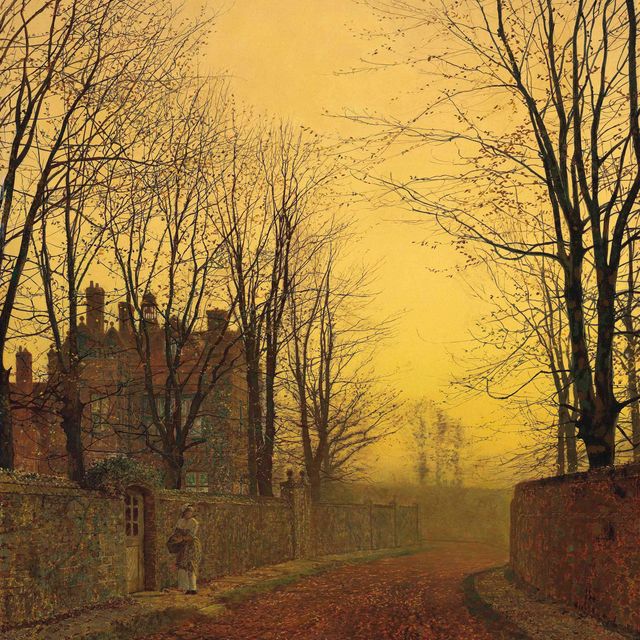 John Atkinson Grimshaw — Осенняя аллея