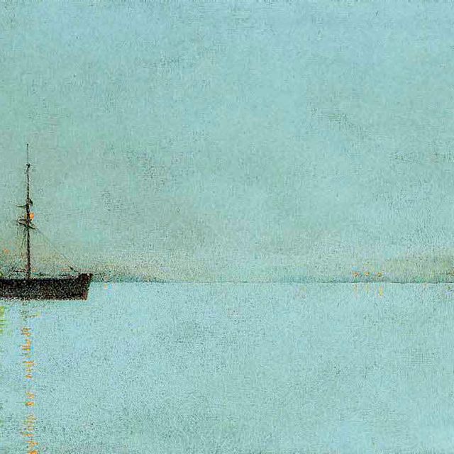 John Atkinson Grimshaw — Фонарь правого борта