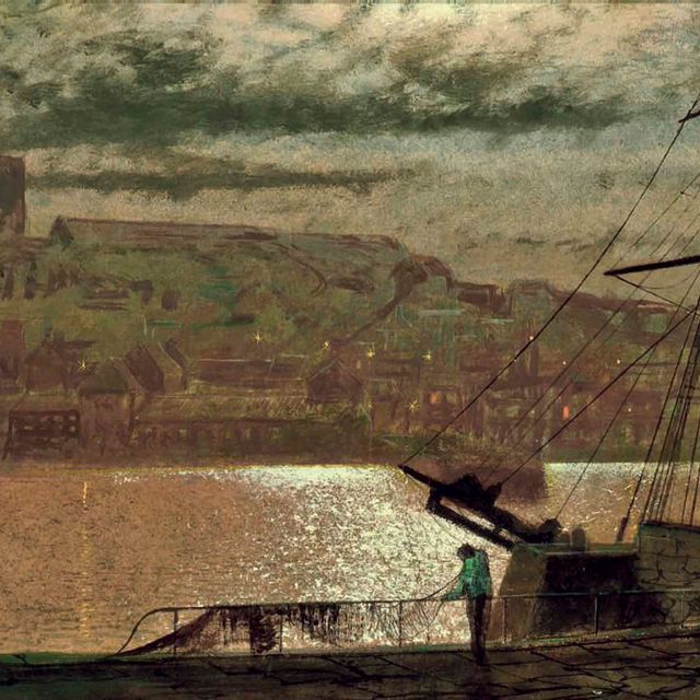 John Atkinson Grimshaw — Уитби ночью