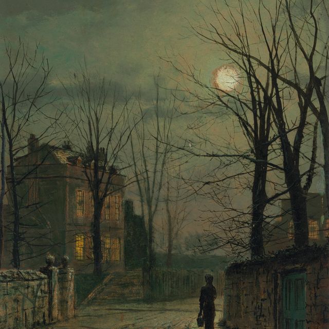 John Atkinson Grimshaw — Угол Олд-роуд, Клотон, недалеко от Скарборо