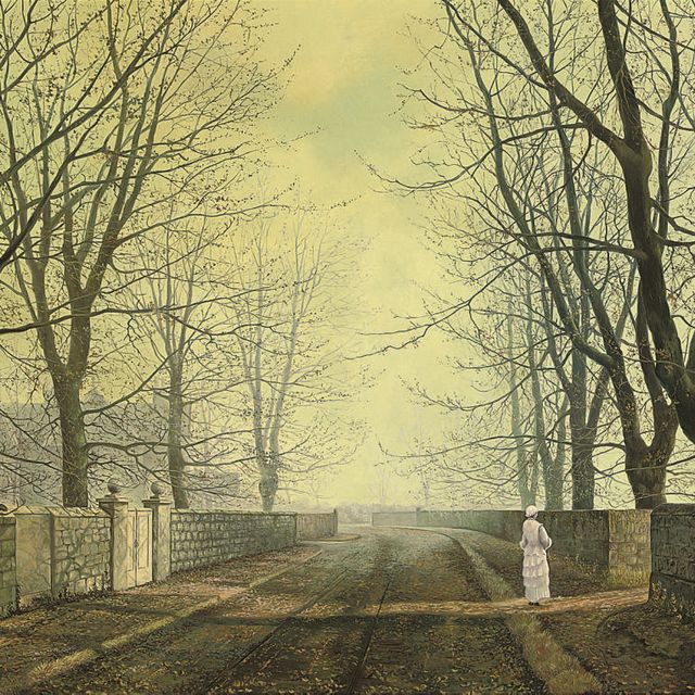 John Atkinson Grimshaw — Фигура на проселочной дороге
