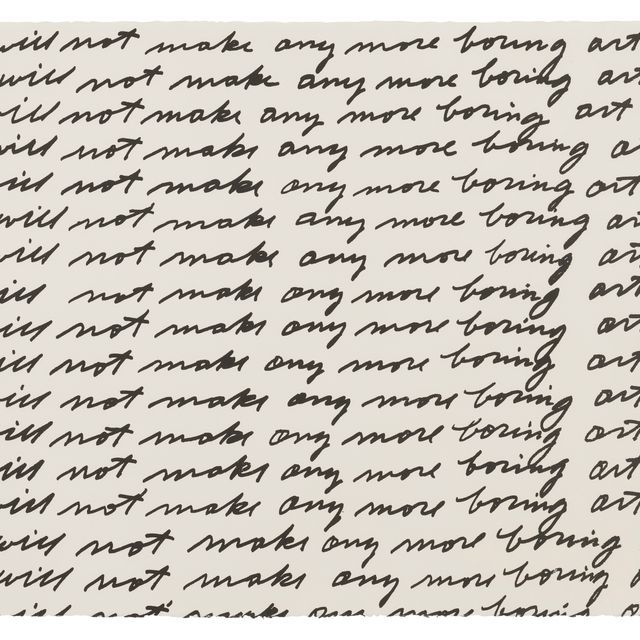 John Baldessari — Я Больше Не Буду Создавать Скучных Рисунков