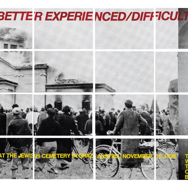 John Baldessari — (Две вещи) Более опытный художник/Трудно поддающийся описанию, Галерея и художественное издание, Грац, Австрия, 1988 (С.Х. 42)