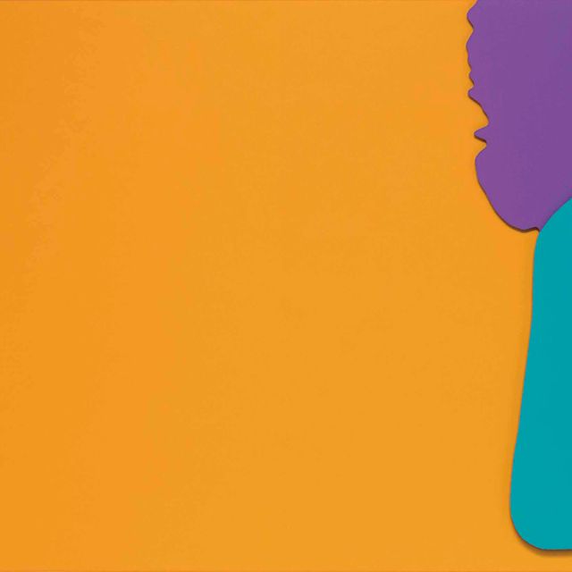 John Baldessari — Носы, уши и т.д.: Лицо с носом и (зеленым) ухом