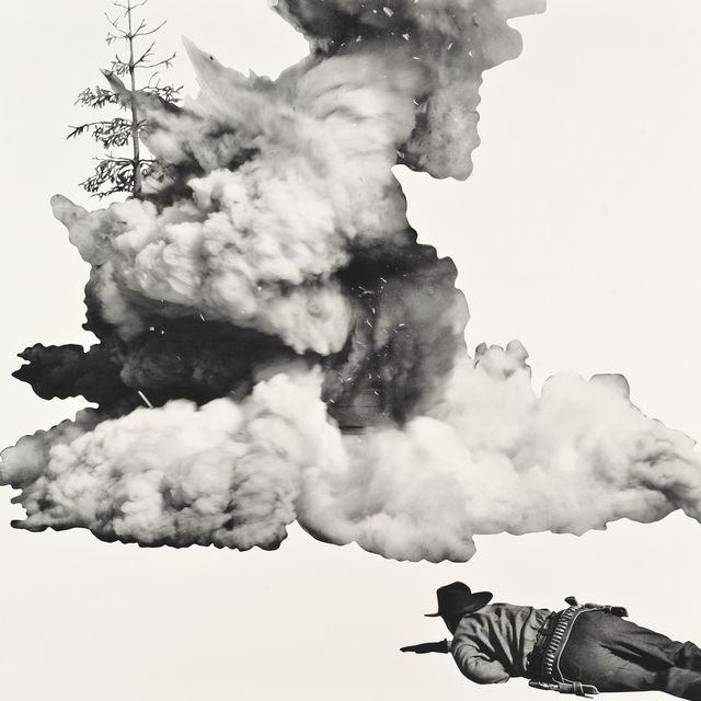 John Baldessari — Дым, Дерево, Тень и Человек