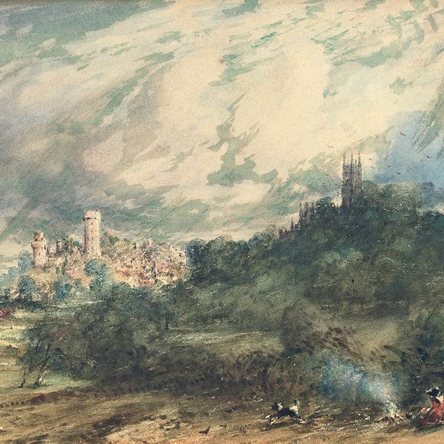 John Constable — Уорикский замок с Кенилворт-роуд, графство Уорикшир