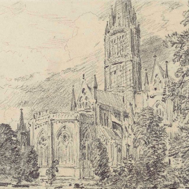 John Constable — Солсберийский собор из епископского сада
