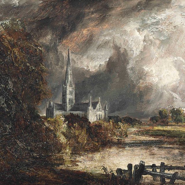 John Constable — Собор Солсбери с лугов