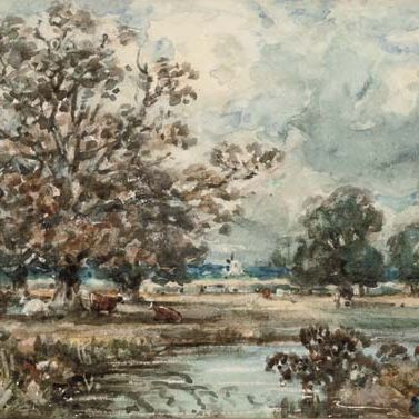 John Constable — Вид недалеко от Дедхэма, Саффолк