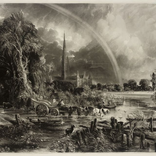 John Constable — Радуга, кафедральный собор Солсбери