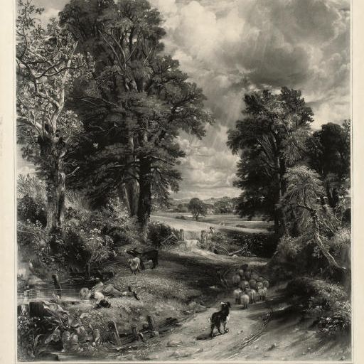 John Constable — Кукурузное поле
