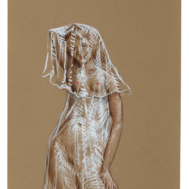 John Currin — Фигура в вуали