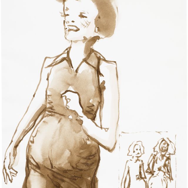 John Currin — Беременная женщина