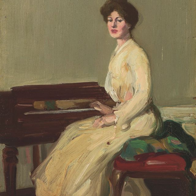 John Duncan Fergusson — За пианино