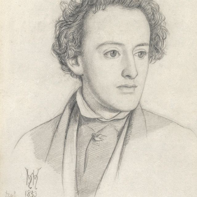 John Everett Millais — Портрет головы сэра Джона Эверетта Милле (1829-1896)