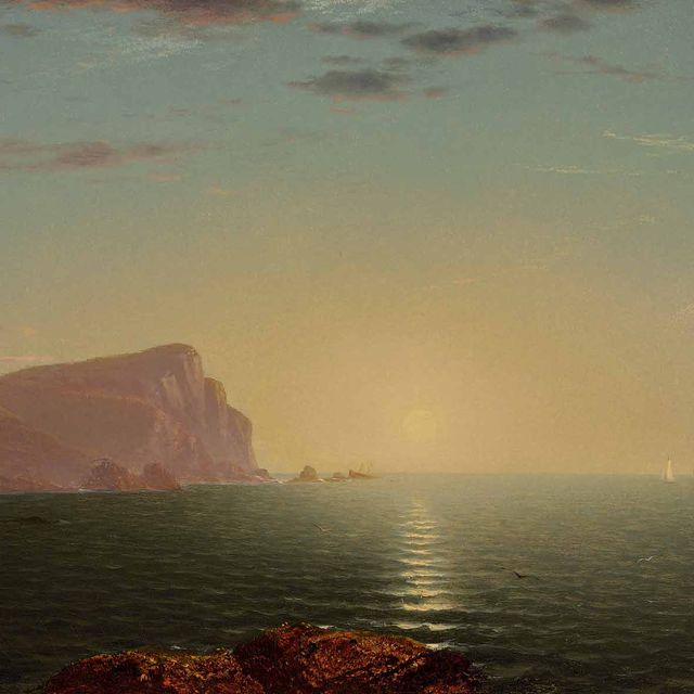 John Frederick Kensett — Восход солнца в Новой Англии