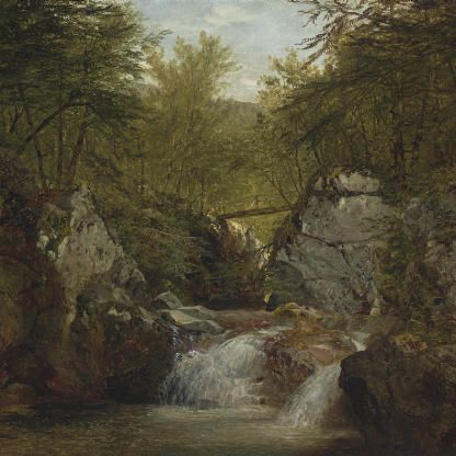 John Frederick Kensett — Водопад Баш-Биш