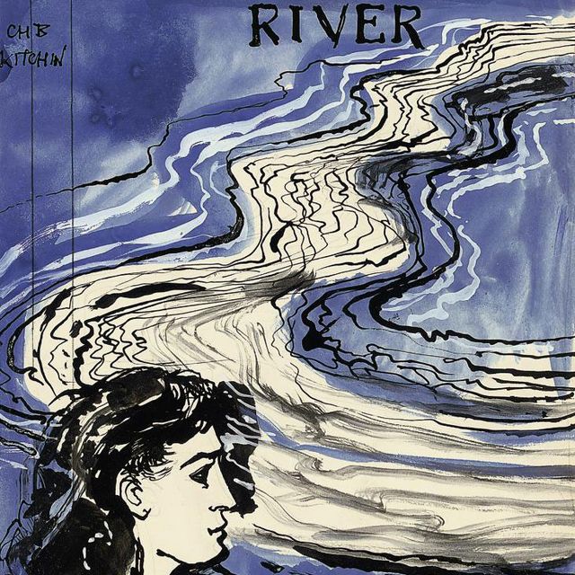 John Minton — Книжная иллюстрация к книге "Тайная река"