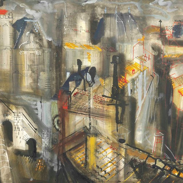 John Piper — Крыши Ангулема