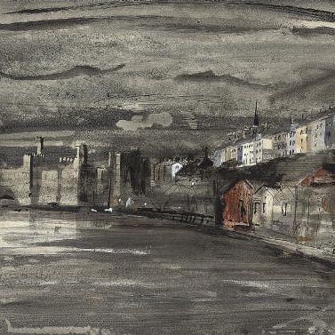 John Piper — Замок Карнарвон, Уэльс