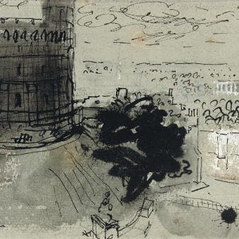 John Piper — Виндзорский замок, Круглая башня