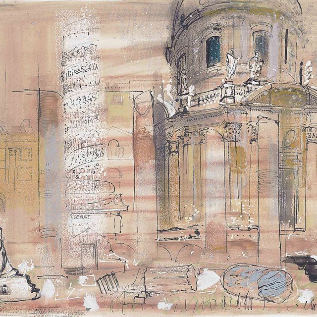 John Piper — Форум Траяна I, Рим