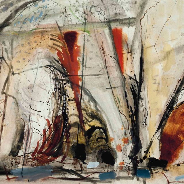 John Piper — Пещеры, бухта Буллслаутер, Композиция I