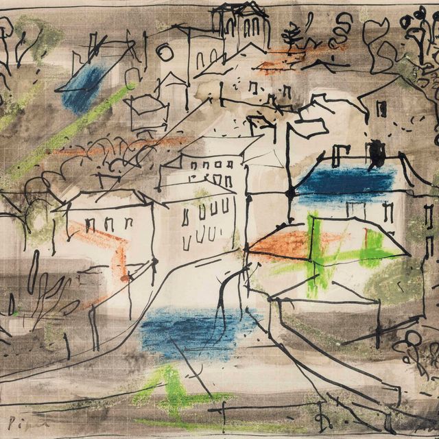 John Piper — Деревня, Шаранта