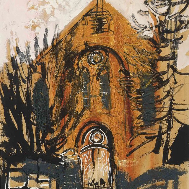 John Piper — Полицейский участок, Кардиган, Аберарон-роуд