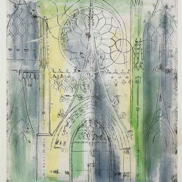 John Piper — Нотр-Дам-де-Л'Эпин, недалеко от Реймса (Левинсон, 218)