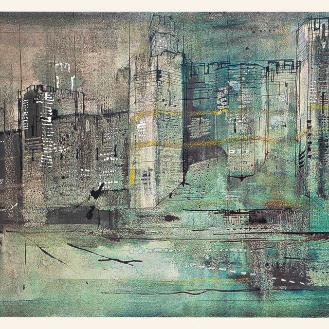 John Piper — Замок Карнарвон I (Левинсон 200)