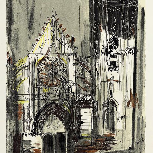 John Piper — Кламси, Бургундия (Levinson 375)