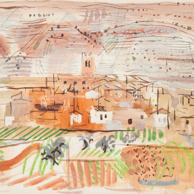 John Piper — Деревня Латур-де-Франс
