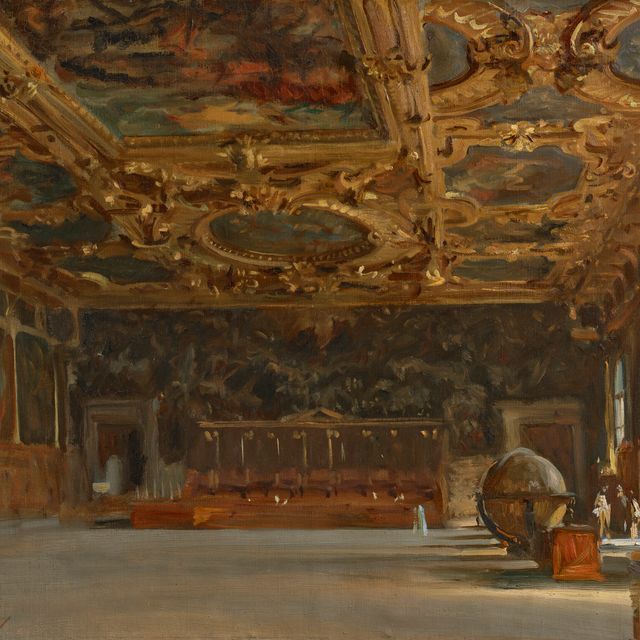 John Singer Sargent — Зал Большого совета, Дворец дожей, Венеция