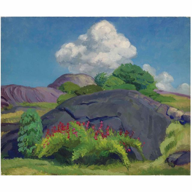 John Sloan — Белое облако и скала