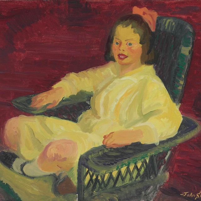 John Sloan — Сюзетта в желтом