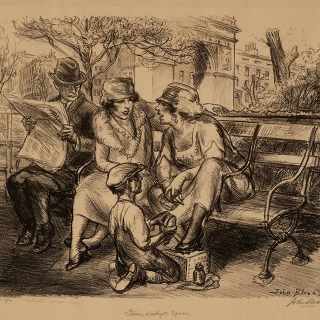 John Sloan — Сияй, Вашингтон-сквер
