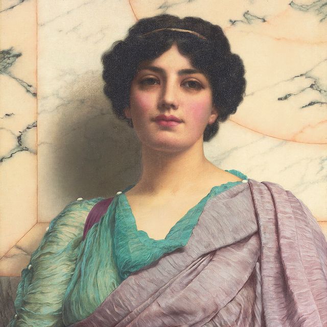 John William Godward — Римская красавица