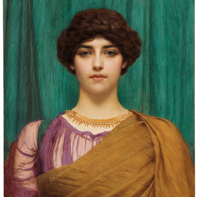 John William Godward — Помпейская дама