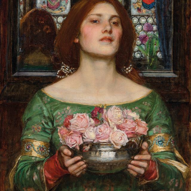 John William Waterhouse — Собирайте Бутоны Роз, Пока Можете
