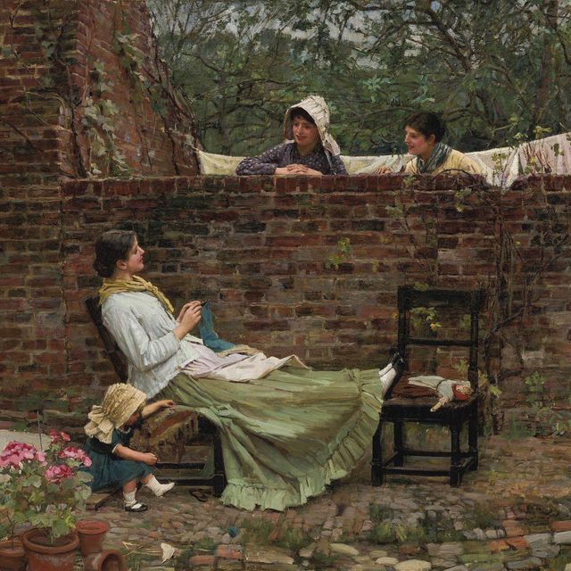 John William Waterhouse — Сплетня
