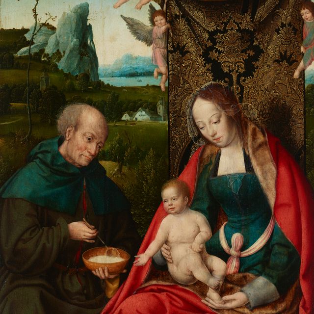 Joos Van Cleve — Святое семейство