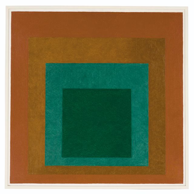 Josef Albers — Этюд в честь Площади: Земной II