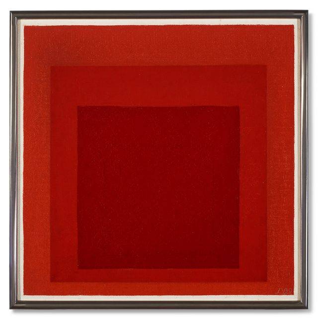 Josef Albers — Этюд в честь Площади: Красный В.М.