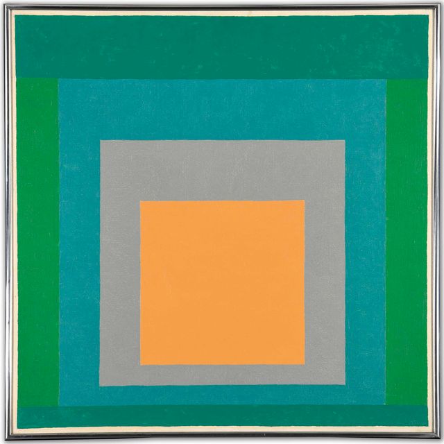 Josef Albers — Этюд в честь площади "Дружелюбное небо"